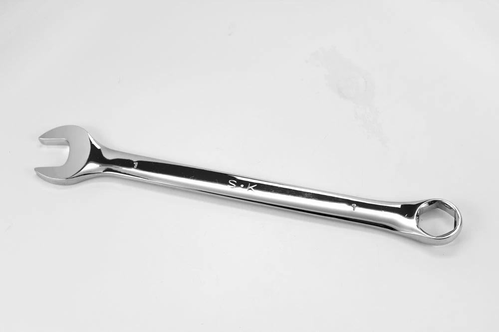 1" 6 Point Fractional Long Combination Chrome Wrench 3 1" 6 Point Fractional Long Combination Chrome Wrench