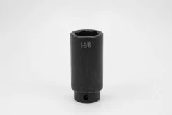 1-1/8" 1/2" Drive 6 Point Deep Fractional Impact Socket