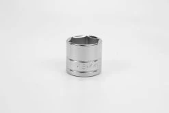 1" 3/8" Drive 6 Point Fractional Standard Chrome Socket