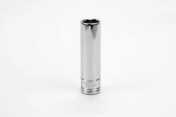 10 Mm 1/4" Drive 6 Point Metric Deep Chrome Socket