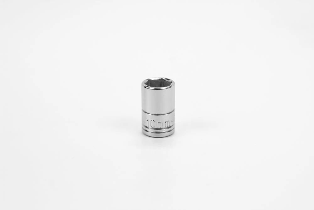 10 Mm 1/4" Drive 6 Point Metric Standard Chrome Socket 3 10 Mm 1/4" Drive 6 Point Metric Standard Chrome Socket