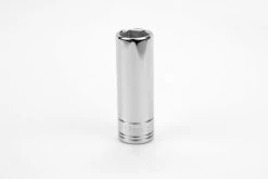 12 Mm 1/4" Drive 6 Point Metric Deep Chrome Socket
