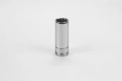 12 Mm 3/8" Drive 12 Point Metric Deep Chrome Socket