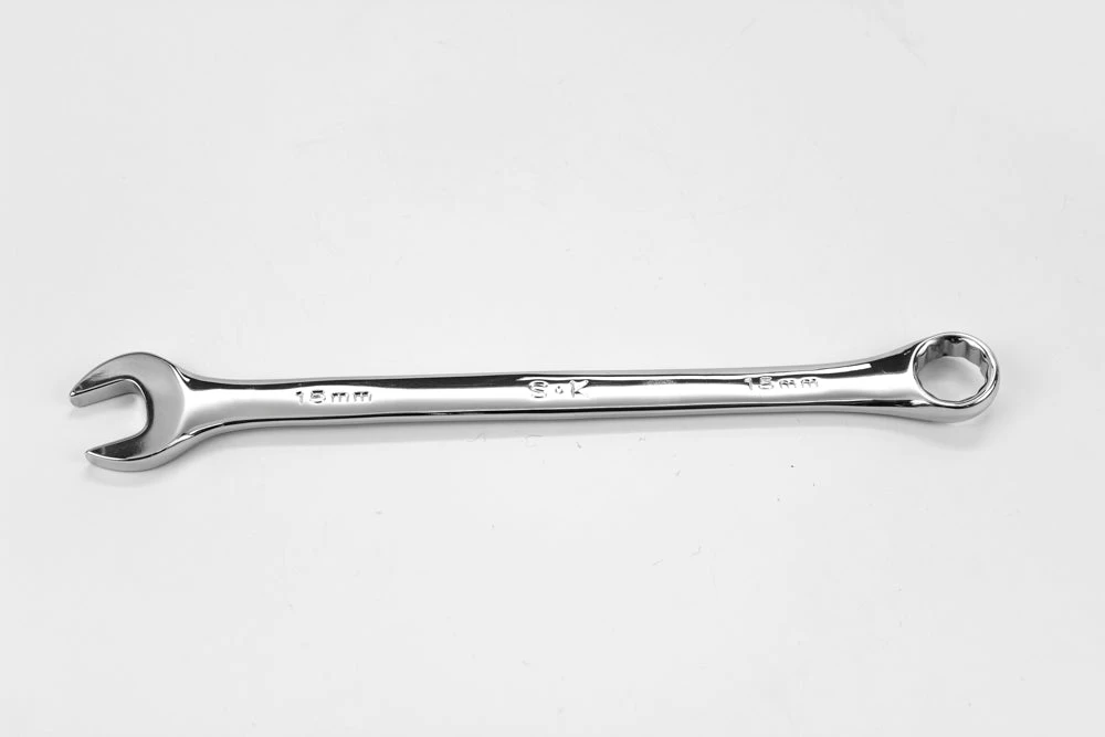 15 Mm 12 Point Metric Long Combination Chrome Wrench 3 15 Mm 12 Point Metric Long Combination Chrome Wrench