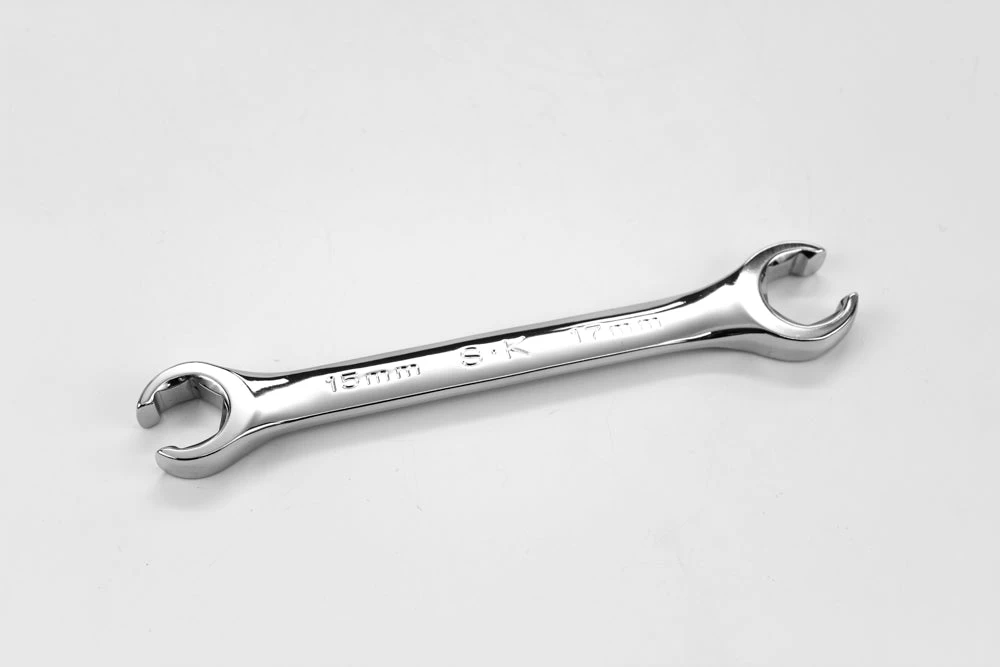 15 Mm X 17 Mm Regular Metric Flare Nut Chrome Wrench 3 15 Mm X 17 Mm Regular Metric Flare Nut Chrome Wrench