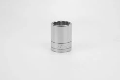 15/16" 1/2" Drive 12 Point Fractional Standard Chrome Socket