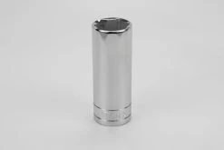 15/16" 1/2" Drive 6 Point Fractional Deep Chrome Socket
