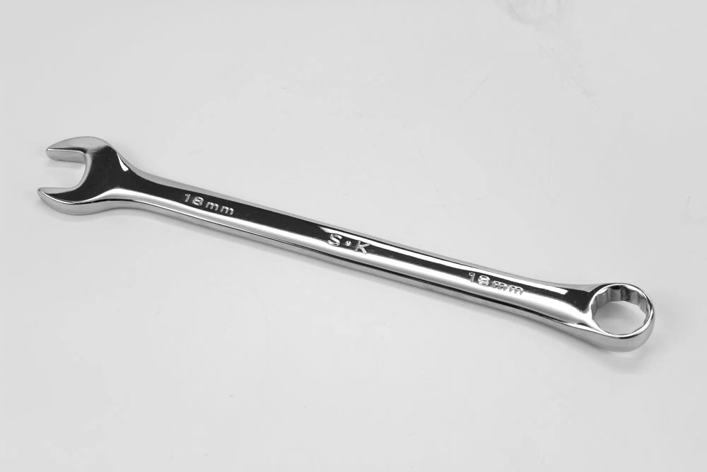 18 Mm 12 Point Metric Long Combination Chrome Wrench 3 18 Mm 12 Point Metric Long Combination Chrome Wrench