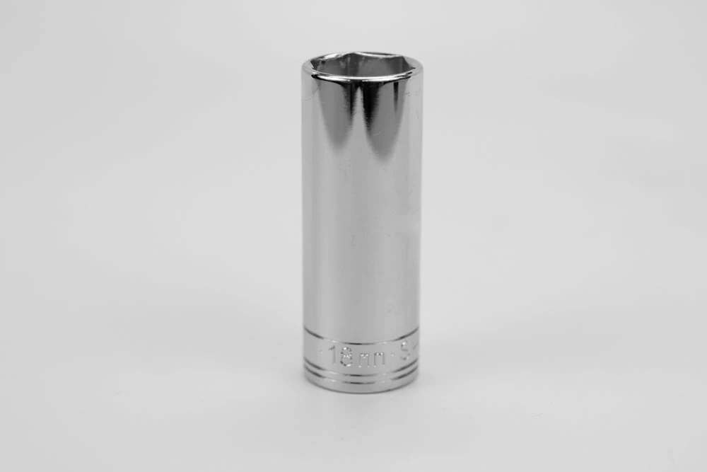 18 Mm 3/8" Drive 6 Point Metric Extra Deep Chrome Socket 3 18 Mm 3/8" Drive 6 Point Metric Extra Deep Chrome Socket