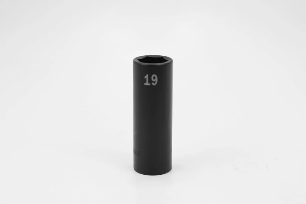 19 Mm 1/2" Drive 6 Point Deep Metric Impact Socket 3 19 Mm 1/2" Drive 6 Point Deep Metric Impact Socket