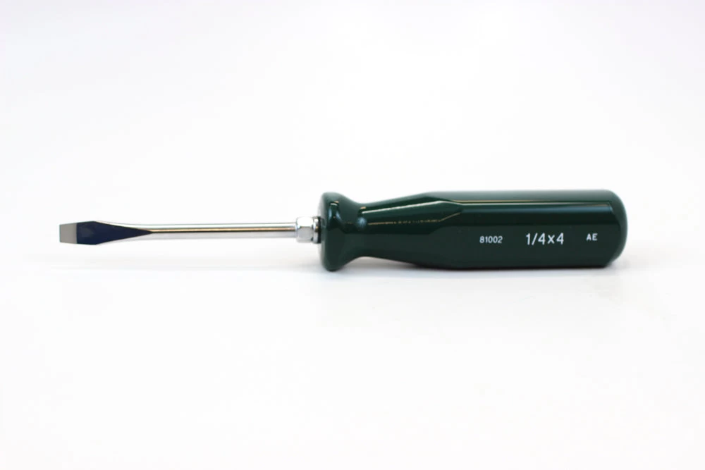 1/4" X 4" SureGrip Slotted Screwdriver 3 1/4" X 4" SureGrip Slotted Screwdriver