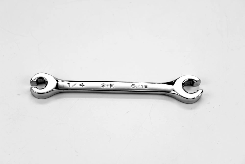 1/4" X 5/16" Fractional Regular Flare Nut Chrome Wrench 3 1/4" X 5/16" Fractional Regular Flare Nut Chrome Wrench