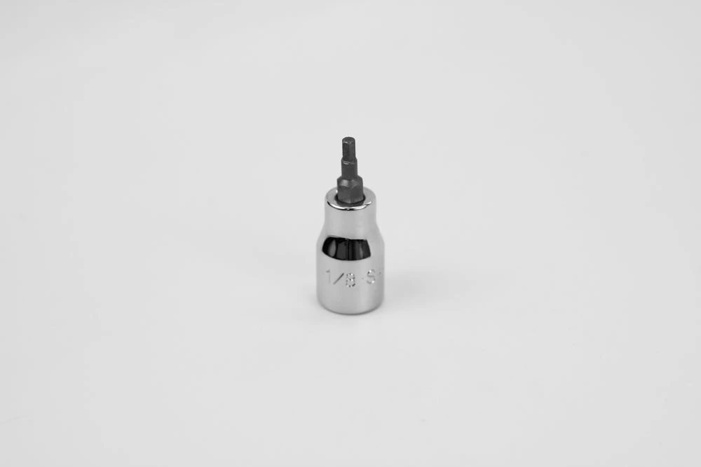 1/8" 3/8" Drive Hex Chrome Bit Socket 3 1/8" 3/8" Drive Hex Chrome Bit Socket