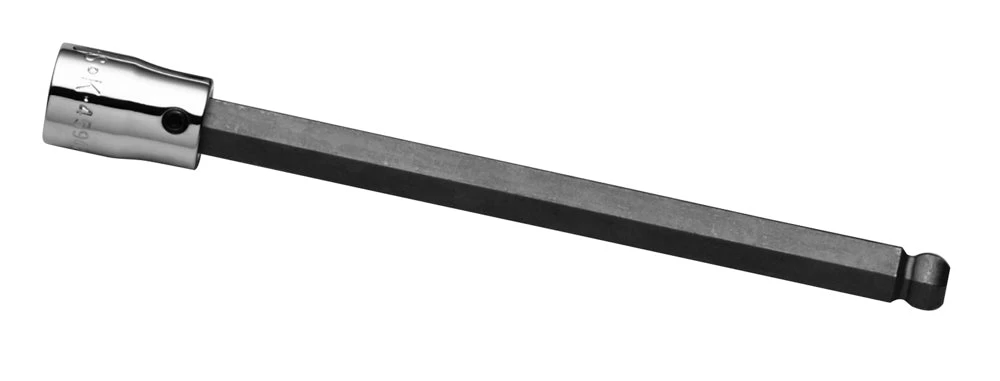 1/8" 3/8" Drive Long Ball Hex Chrome Bit Socket 3 1/8" 3/8" Drive Long Ball Hex Chrome Bit Socket