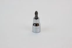 #2 3/8" Drive Pozidriv® Screwdriver Chrome Bit Socket