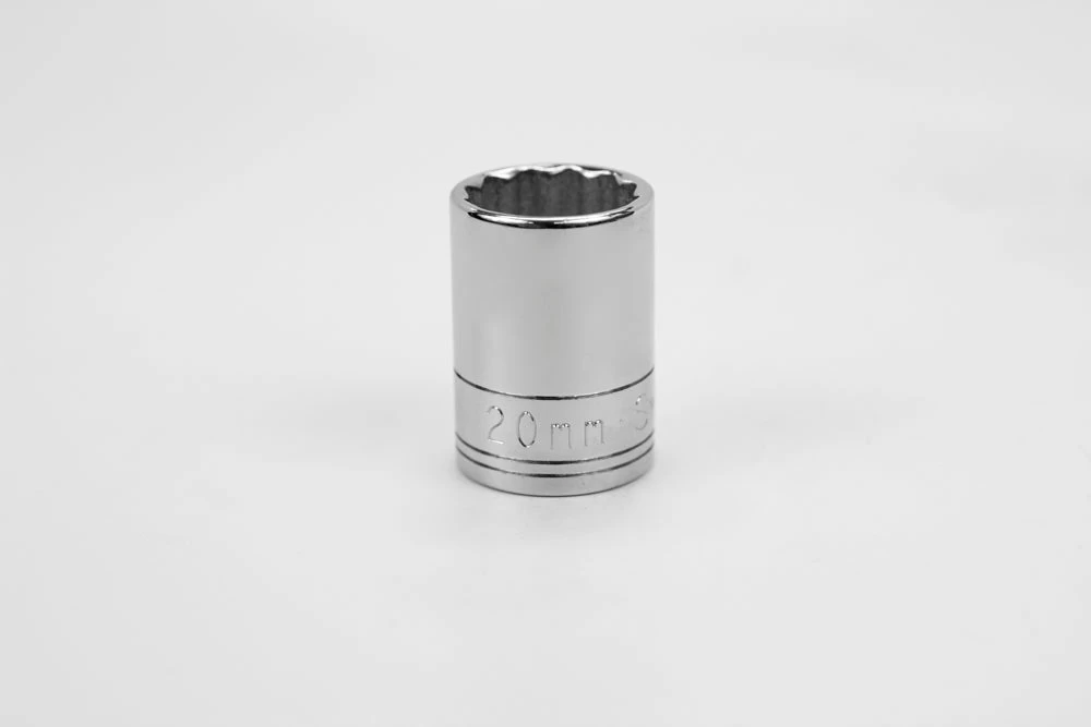 20 Mm 1/2" Drive 12 Point Metric Standard Chrome Socket 3 20 Mm 1/2" Drive 12 Point Metric Standard Chrome Socket
