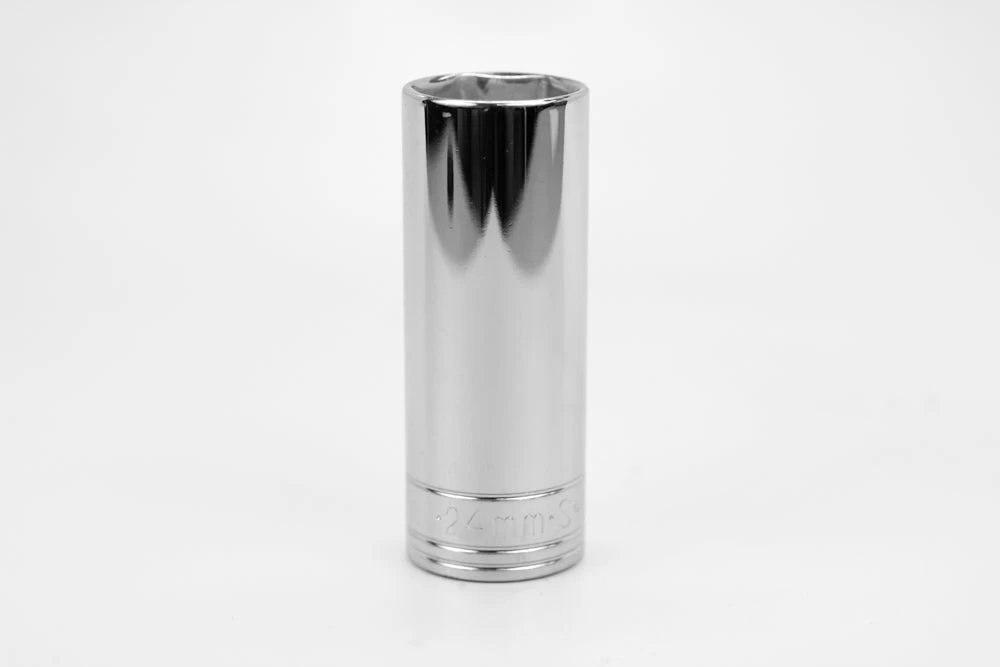 24 Mm 1/2" Drive 6 Point Metric Deep Chrome Socket 3 24 Mm 1/2" Drive 6 Point Metric Deep Chrome Socket