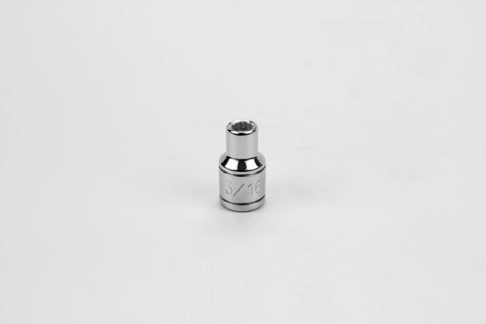 3/16" 1/4" Drive 12 Point Fractional Standard Chrome Socket 3 3/16" 1/4" Drive 12 Point Fractional Standard Chrome Socket