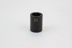 3/4" 1/2" Drive 6 Point Standard Fractional Impact Socket