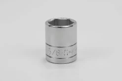 5/8" 3/8" Drive 6 Point Fractional Standard Chrome Socket
