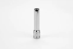 6 Mm 1/4" Drive 6 Point Metric Deep Chrome Socket