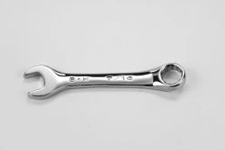 7/16" 12 Point Fractional Short Combination Chrome Wrench