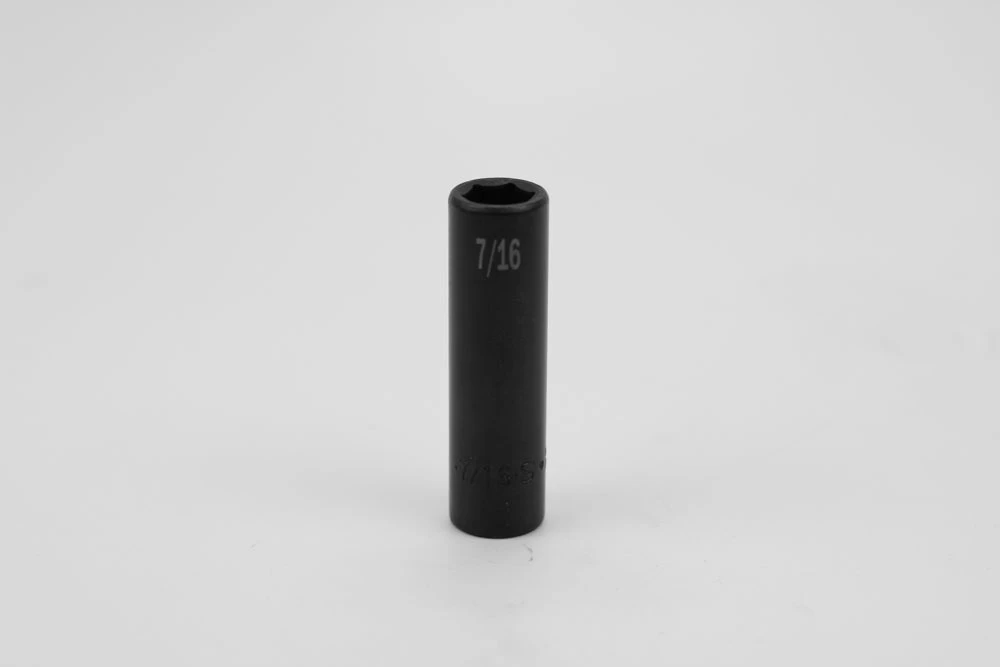7/16" 3/8" Drive 6 Point Deep Fractional Impact Socket 3 7/16" 3/8" Drive 6 Point Deep Fractional Impact Socket