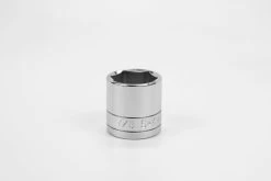 7/8" 3/8" Drive 6 Point Fractional Standard Chrome Socket