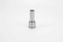 8 Mm 3/8" Drive 6 Point Metric Deep Chome Socket