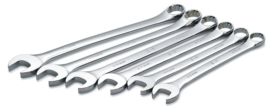 6 Piece 12 Point SuperKrome Metric Combination Wrench Set 3 6 Piece 12 Point SuperKrome Metric Combination Wrench Set