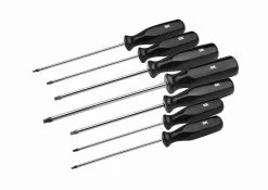 7 Piece SureGrip Torx Screwdriver Set - Black Handle