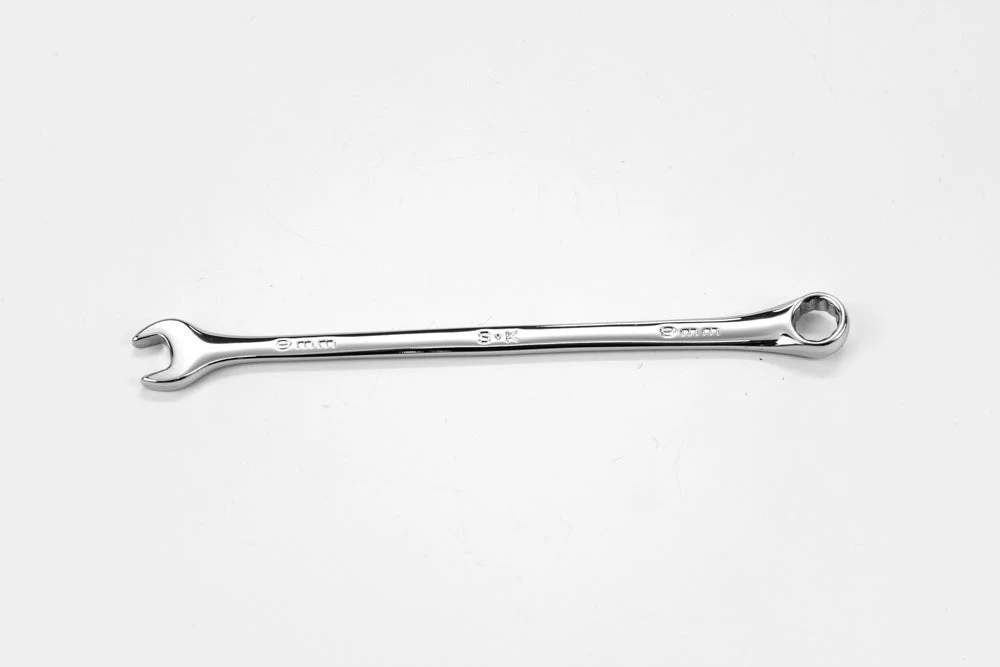 9 Mm 12 Point Metric Long Combination Chrome Wrench 3 9 Mm 12 Point Metric Long Combination Chrome Wrench