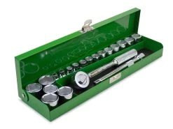 20 Piece Full Range 3/8" Drive Metric Socket Set