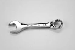 9/16" 12 Point Fractional Short Combination Chrome Wrench
