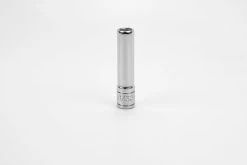 9/32" 1/4" Drive 6 Point Fractional Deep Chrome Socket