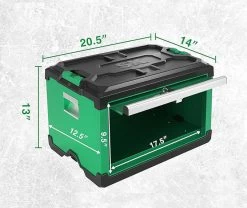 Modular Stackable Storage Tool Box, Lift-Up Sliding Door Steel Box -Sk Tools Usa, Llc Shop SK03104 Dimensions