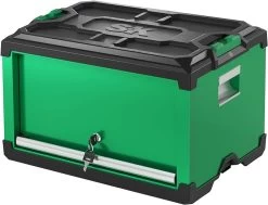 Modular Stackable Storage Tool Box, Lift-Up Sliding Door Steel Box