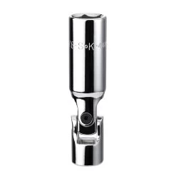 5/8" 3/8" Drive Fractional Swivel Spark Plug Chrome Socket