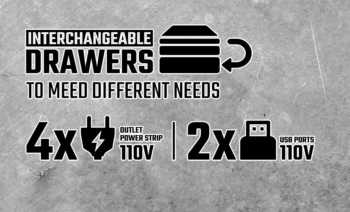 35 In. 4-Drawer Tool Cart 5 35 In. 4-Drawer Tool Cart - Image 3