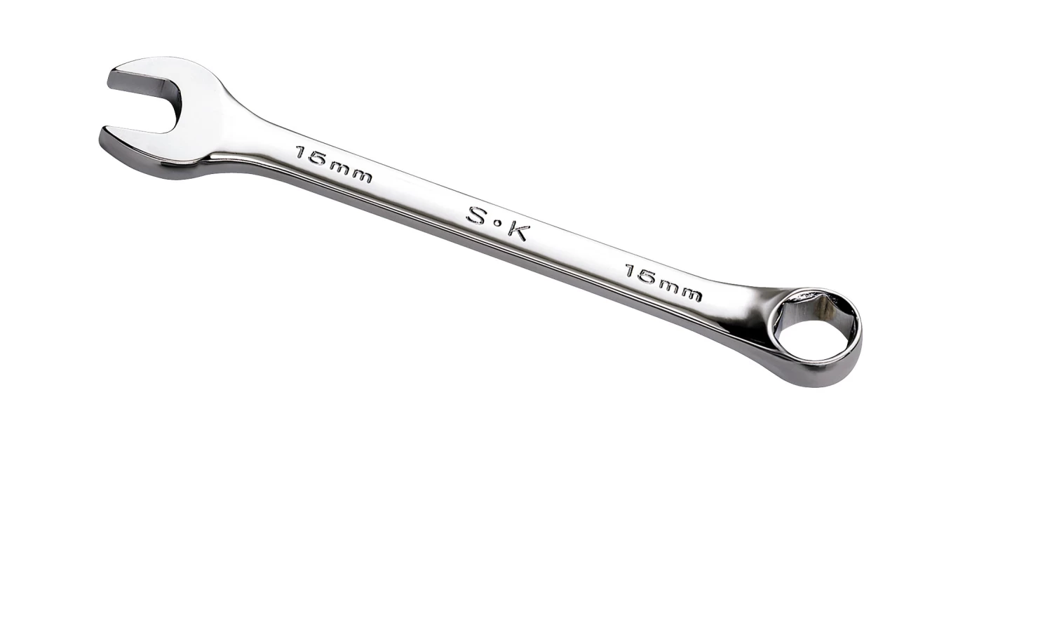 11/16" 6 Point Fractional Long Combination Chrome Wrench 3 11/16" 6 Point Fractional Long Combination Chrome Wrench