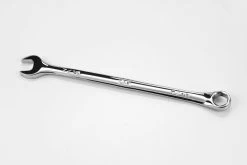 7/16" 6 Point Fractional Long Combination Chrome Wrench