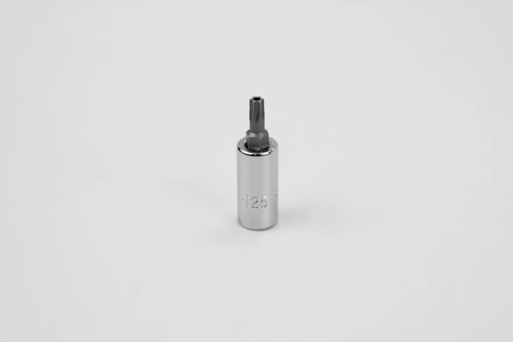 T25 1/4" Drive Tamper-Proof Torx Bit Socket 3 T25 1/4" Drive Tamper-Proof Torx Bit Socket
