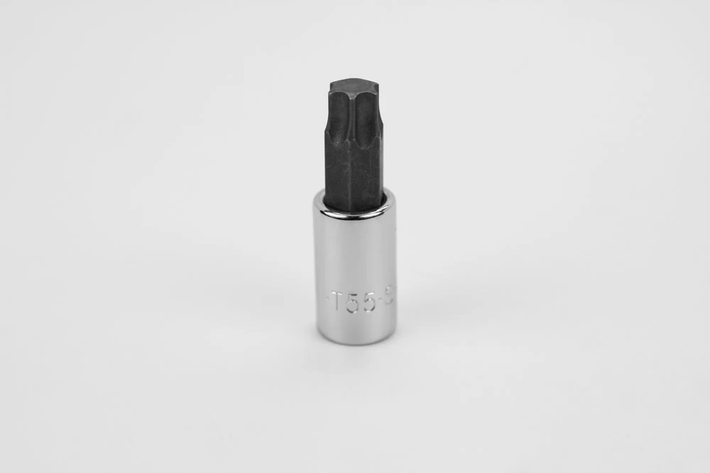 T55 3/8" Drive Torx Chrome Bit Socket 3 T55 3/8" Drive Torx Chrome Bit Socket
